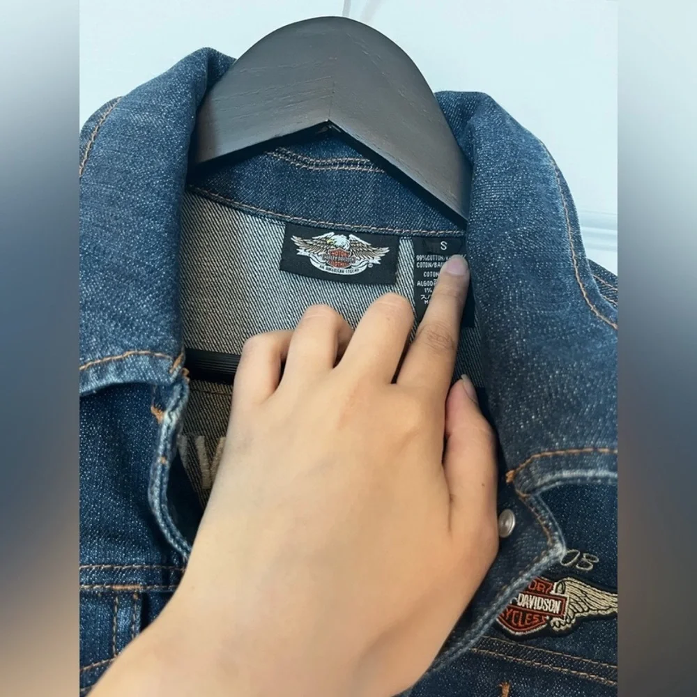 Harley Davidson Denim Jacket - Picture 5 of 5